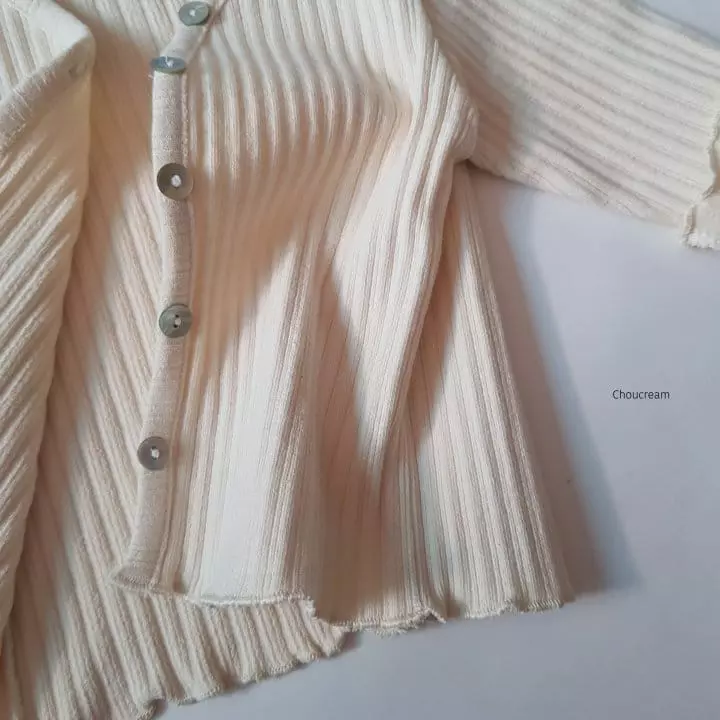 Choucream - Korean Baby Fashion - #babyfever - Bebe Rib Cardigan - 5