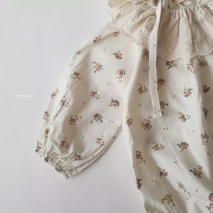 Choucream - Korean Baby Fashion - #babygirlfashion - Mable Bonnet Bodysuit - 10