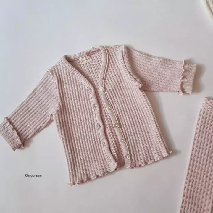 Choucream - Korean Baby Fashion - #babylifestyle - Bebe Rib Cardigan - 7