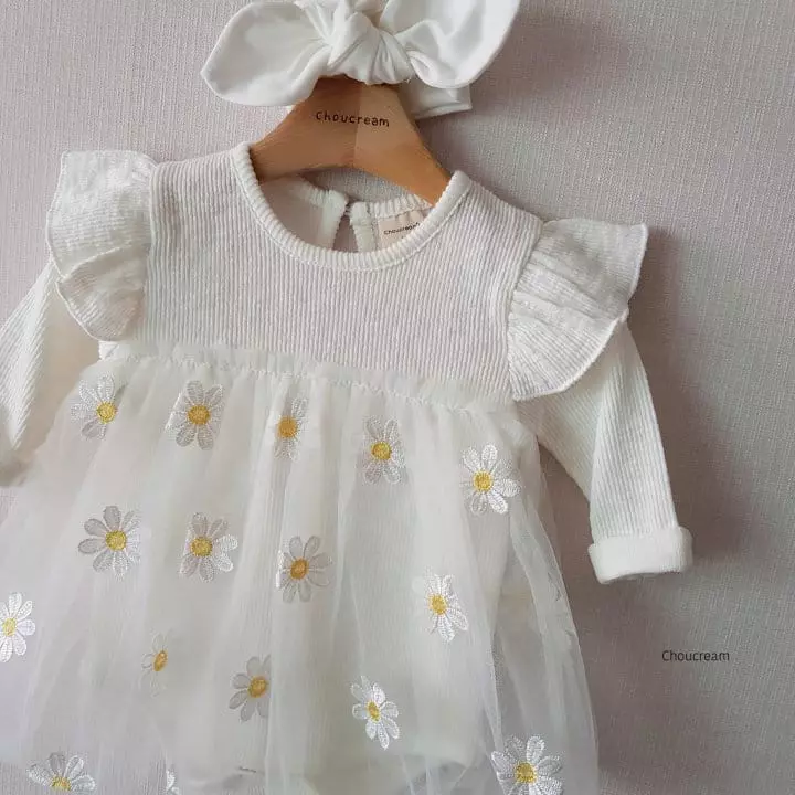 Choucream - Korean Baby Fashion - #babyoninstagram - Daisy Bodysuit - 5