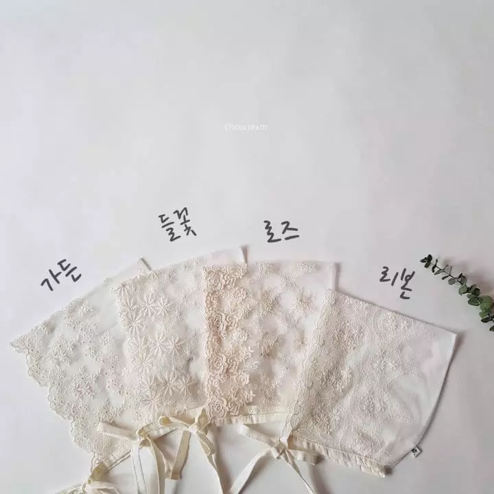 Choucream - Korean Baby Fashion - #babyoninstagram - Lace Bonnet