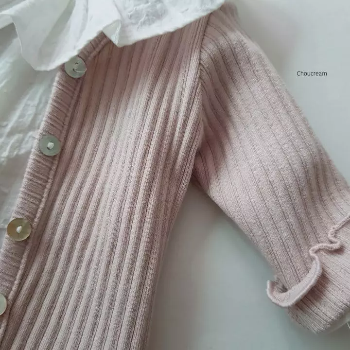Choucream - Korean Baby Fashion - #babyoninstagram - Bebe Rib Cardigan - 8