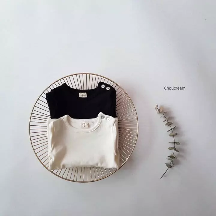 Choucream - Korean Baby Fashion - #babyoninstagram - Bebe Basic Tee - 7