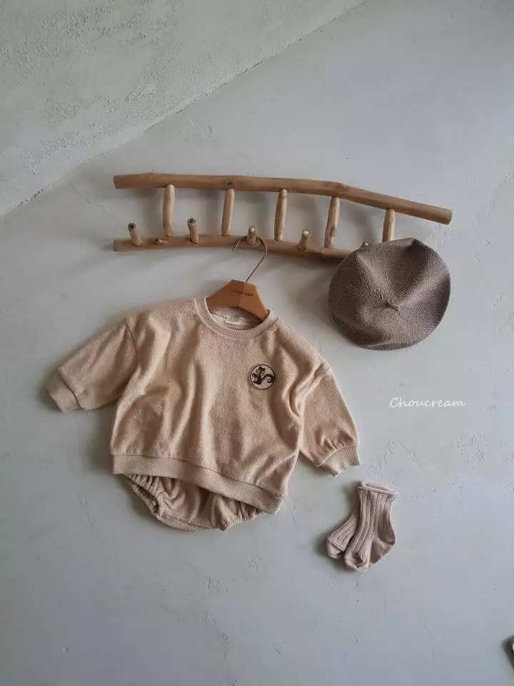 Choucream - Korean Baby Fashion - #babyootd - Squirrel Terry Top Bottom Set - 7