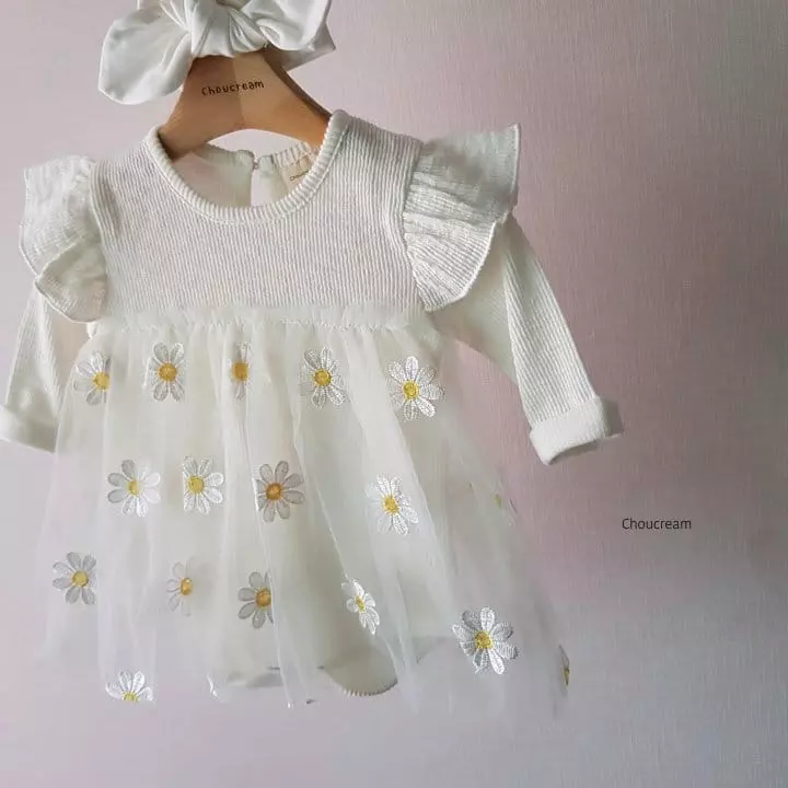 Choucream - Korean Baby Fashion - #babyootd - Daisy Bodysuit - 6