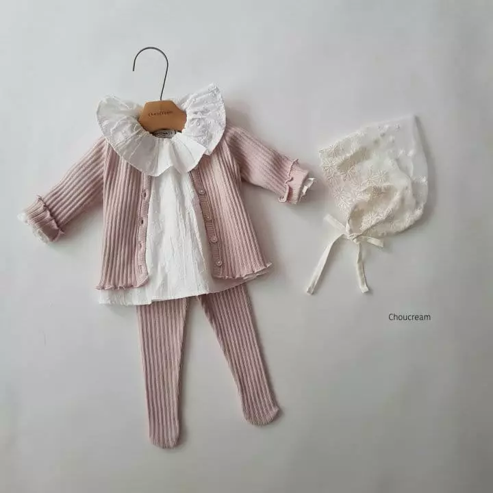Choucream - Korean Baby Fashion - #babyootd - Bebe Rib Cardigan - 9