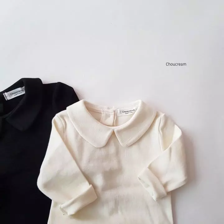 Choucream - Korean Baby Fashion - #babyootd - Bebe Collar Tee - 7