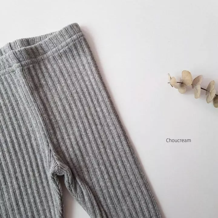 Choucream - Korean Baby Fashion - #babyoutfit - Rib Foot Leggings - 10