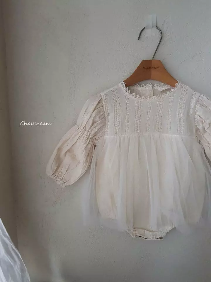 Choucream - Korean Baby Fashion - #babyoutfit - Princess Bodysuit - 3