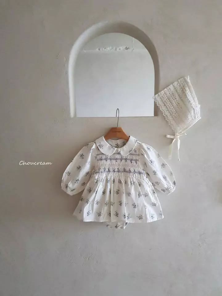 Choucream - Korean Baby Fashion - #babyoutfit - Helen One-piece Bodysuit - 2