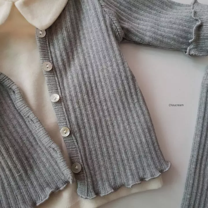 Choucream - Korean Baby Fashion - #babywear - Bebe Rib Cardigan - 12