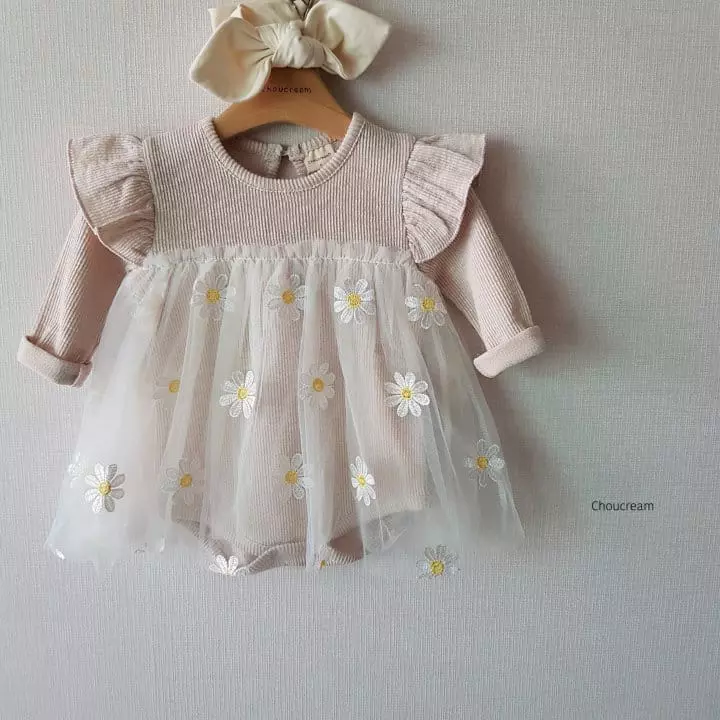 Choucream - Korean Baby Fashion - #onlinebabyshop - Daisy Bodysuit - 11