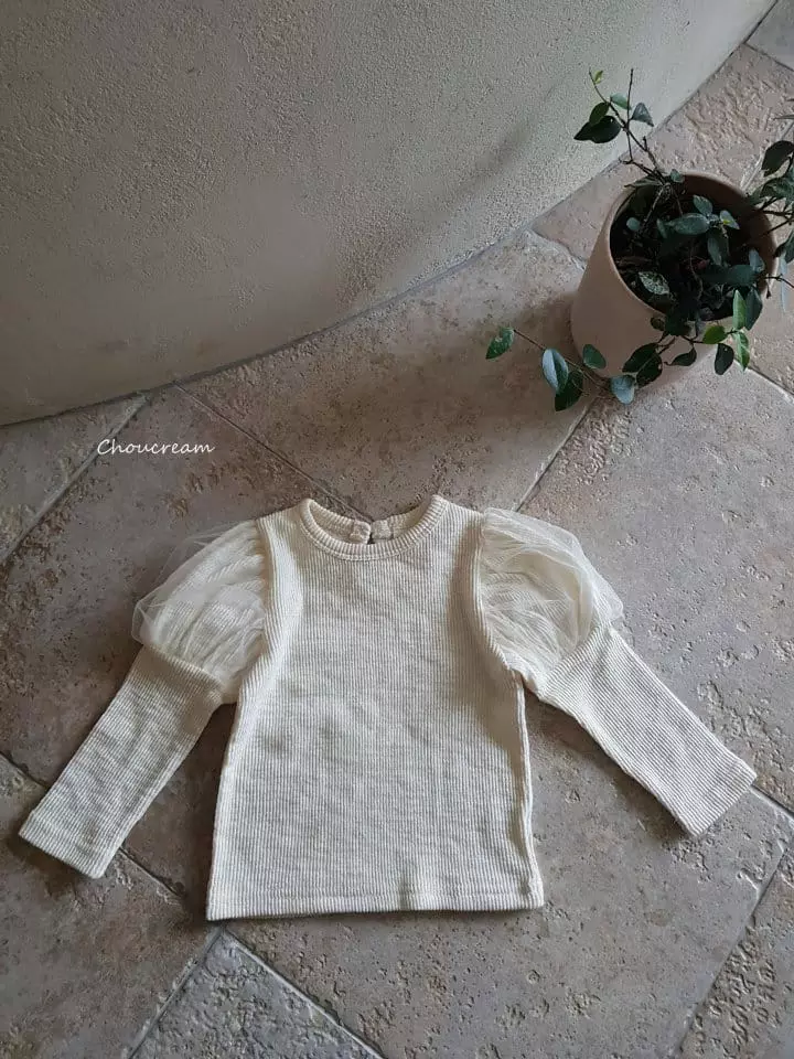 Choucream - Korean Baby Fashion - #onlinebabyshop - Patch Sleevels Tee - 7