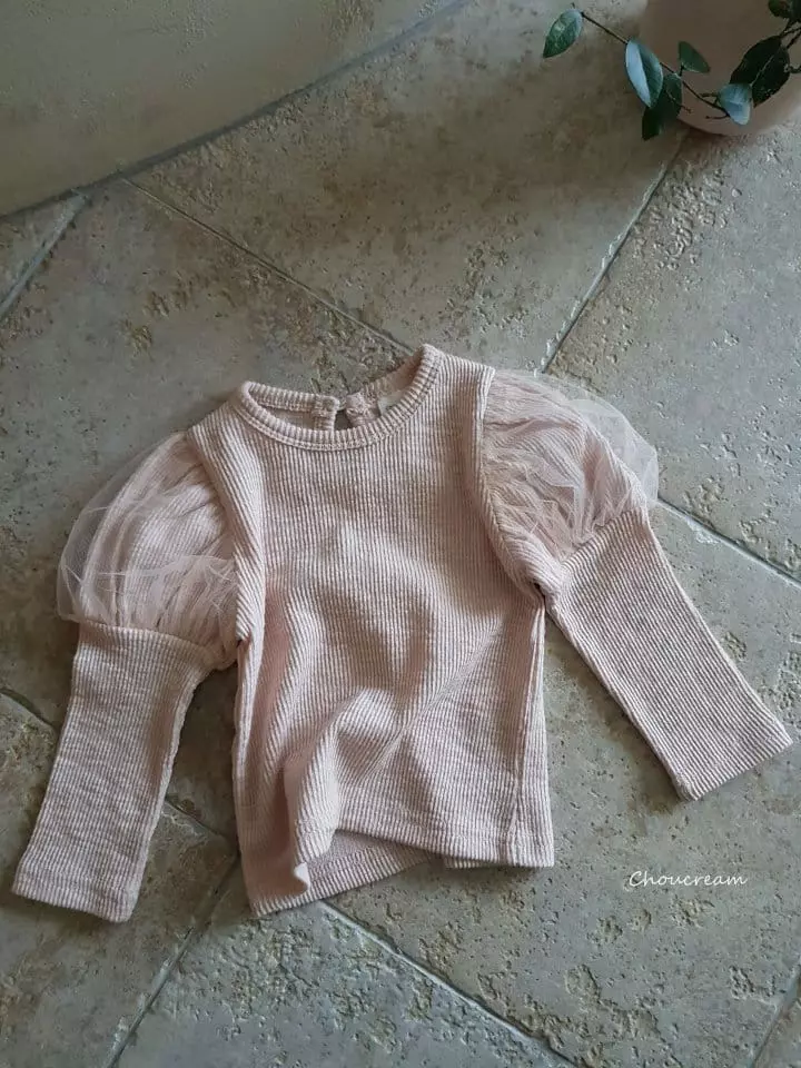 Choucream - Korean Baby Fashion - #smilingbaby - Patch Sleevels Tee - 8