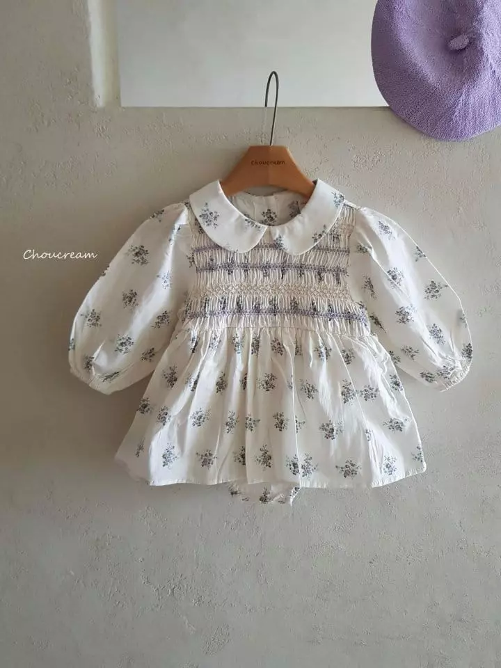 Choucream - Korean Baby Fashion - #smilingbaby - Helen One-piece Bodysuit - 6