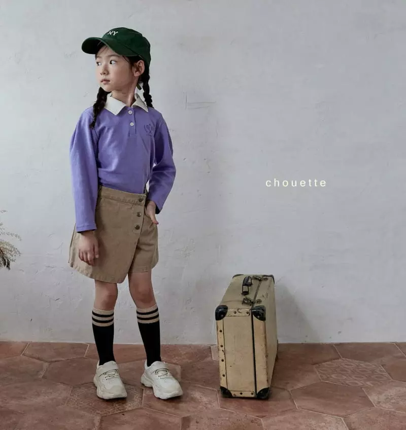 Chouette - Korean Children Fashion - #Kfashion4kids - Collar Puff Tee - 7