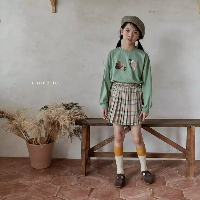 Chouette - Korean Children Fashion - #designkidswear - Girl Bear Tee - 3