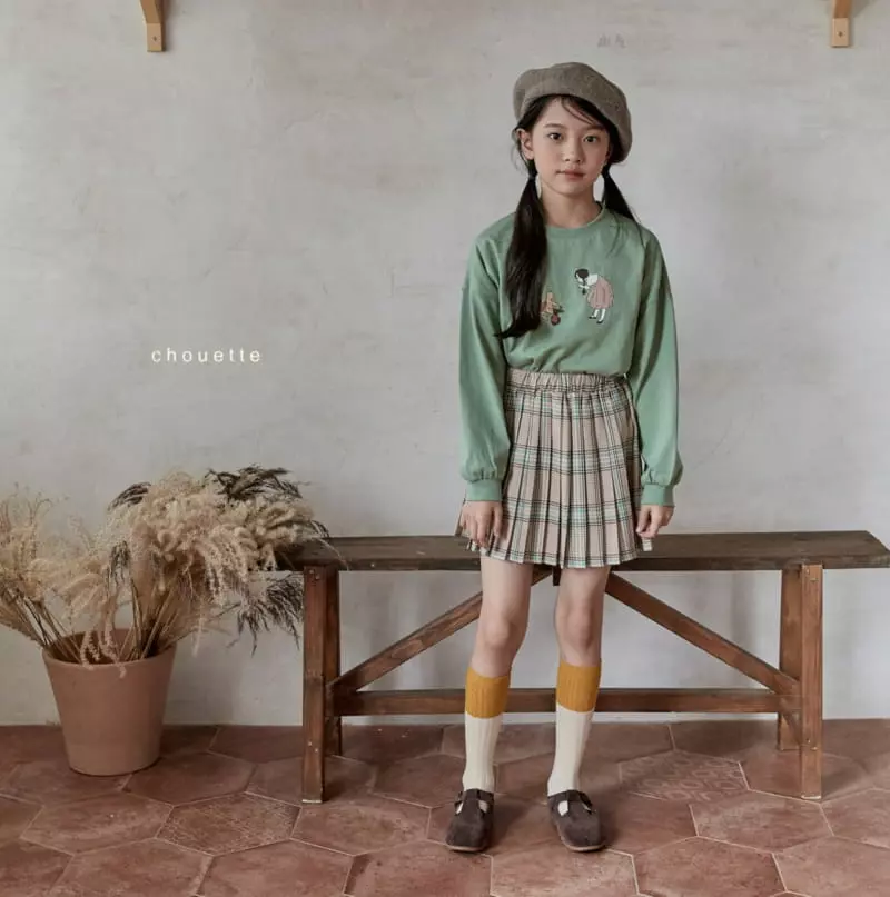 Chouette - Korean Children Fashion - #designkidswear - Girl Bear Tee - 4