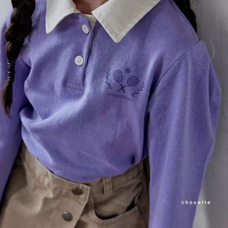 Chouette - Korean Children Fashion - #discoveringself - Collar Puff Tee - 2