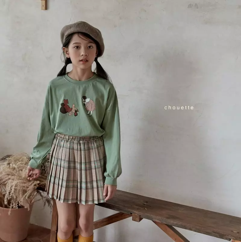 Chouette - Korean Children Fashion - #fashionkids - Girl Bear Tee - 5