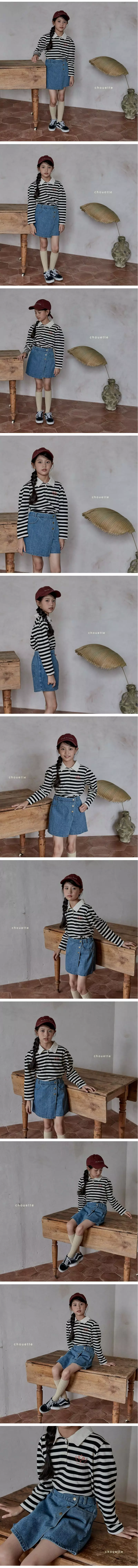 Chouette - Korean Children Fashion - #fashionkids - Denim Wrap Currot Pants - 3