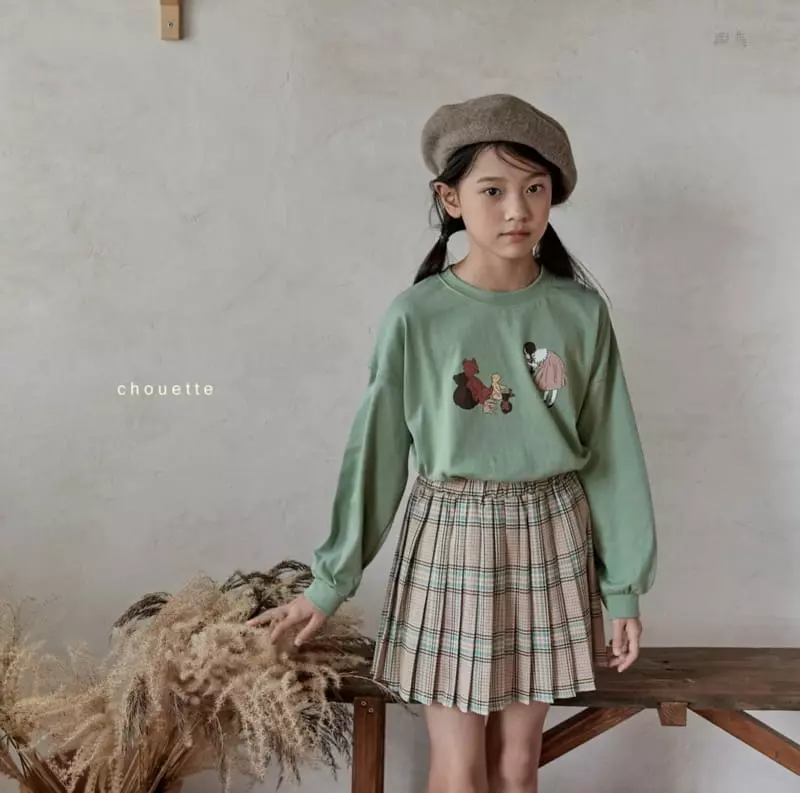 Chouette - Korean Children Fashion - #kidsshorts - Girl Bear Tee - 6