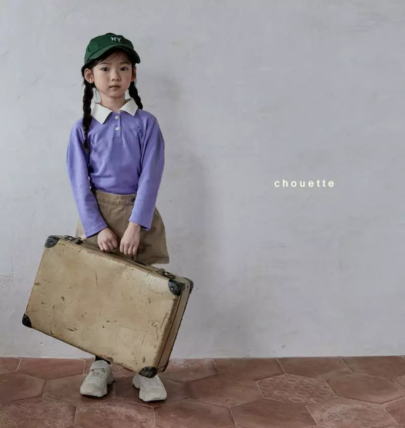 Chouette - Korean Children Fashion - #fashionkids - Collar Puff Tee - 4