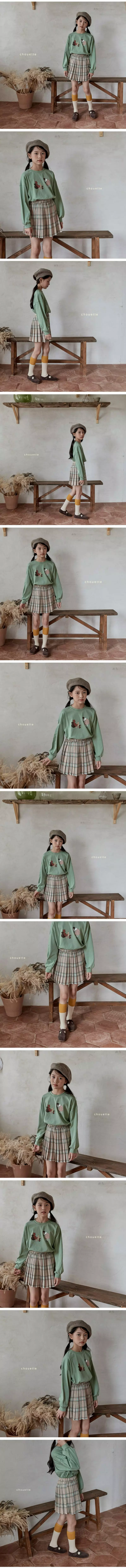 Chouette - Korean Children Fashion - #kidsstore - Shu Check Wrinkle Skirt - 3