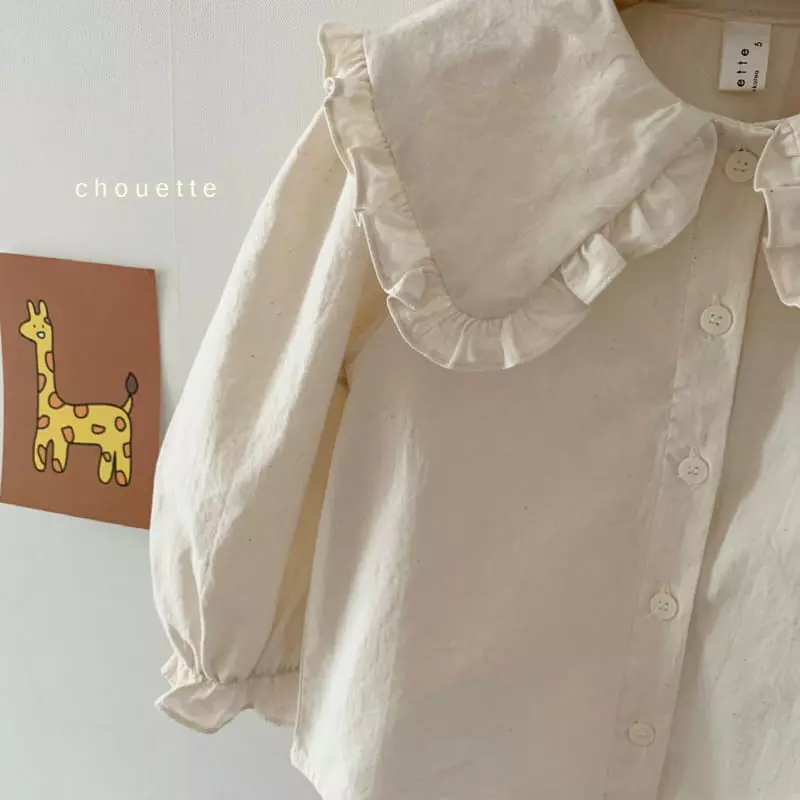 Chouette - Korean Children Fashion - #kidsstore - Milk Ruffle Blouse