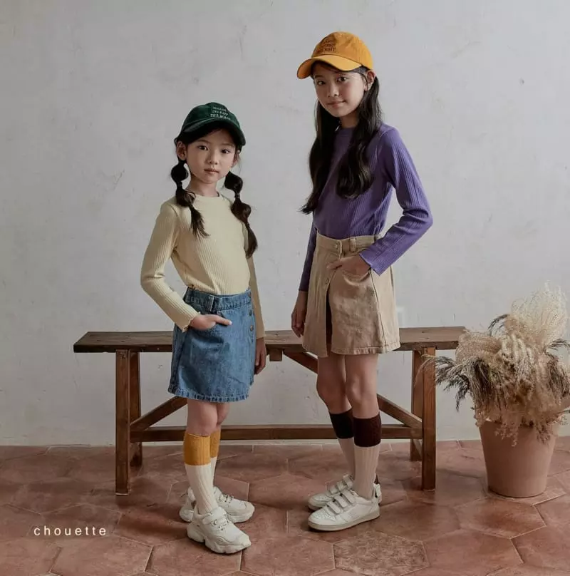 Chouette - Korean Children Fashion - #kidzfashiontrend - Daily Rib Tee - 5
