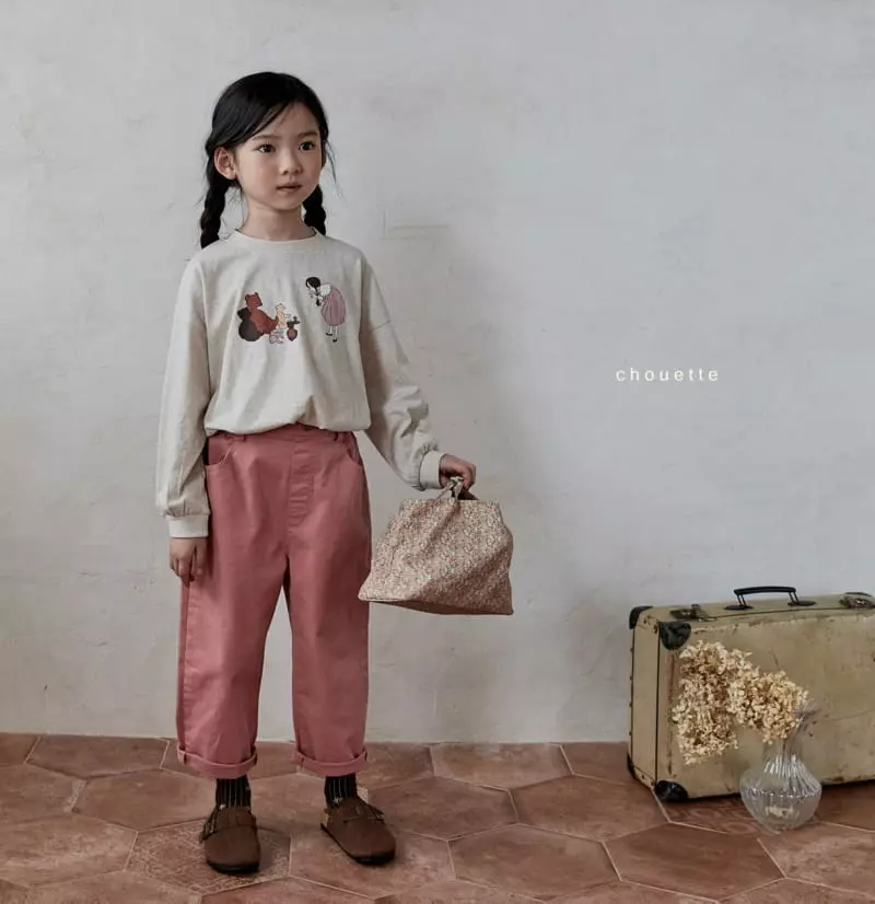 Chouette - Korean Children Fashion - #littlefashionista - Girl Bear Tee - 10