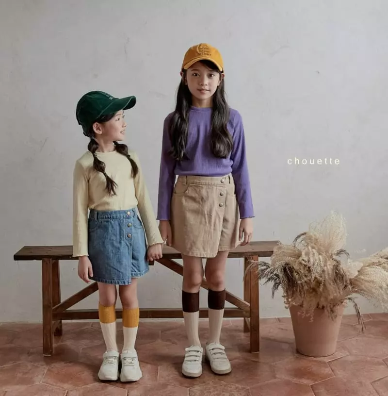 Chouette - Korean Children Fashion - #littlefashionista - Daily Rib Tee - 7