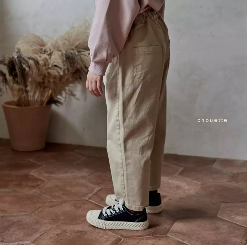 Chouette - Korean Children Fashion - #magicofchildhood - Cream Span Pants