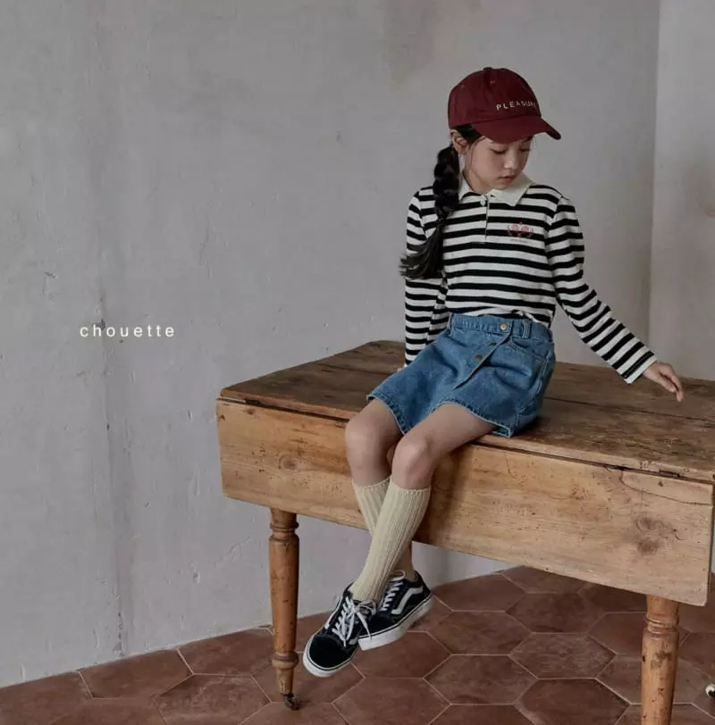 Chouette - Korean Children Fashion - #minifashionista - Collar Puff Tee - 10