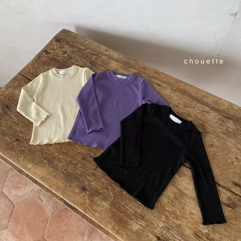 Chouette - Korean Children Fashion - #prettylittlegirls - Daily Rib Tee - 10