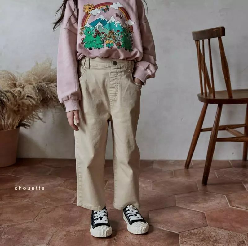Chouette - Korean Children Fashion - #prettylittlegirls - Cream Span Pants - 3