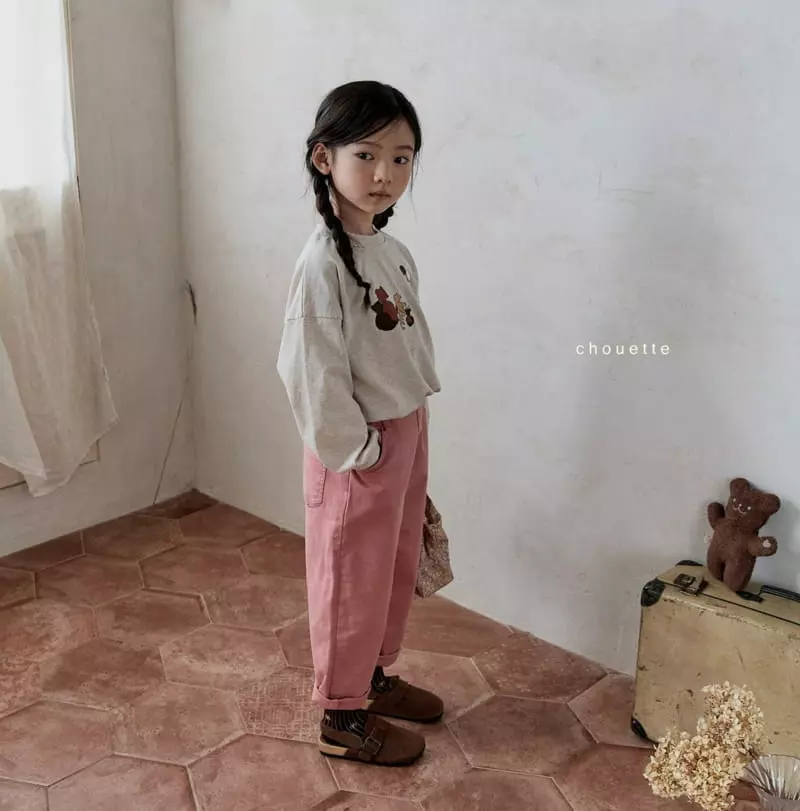 Chouette - Korean Children Fashion - #stylishchildhood - Cream Span Pants - 6