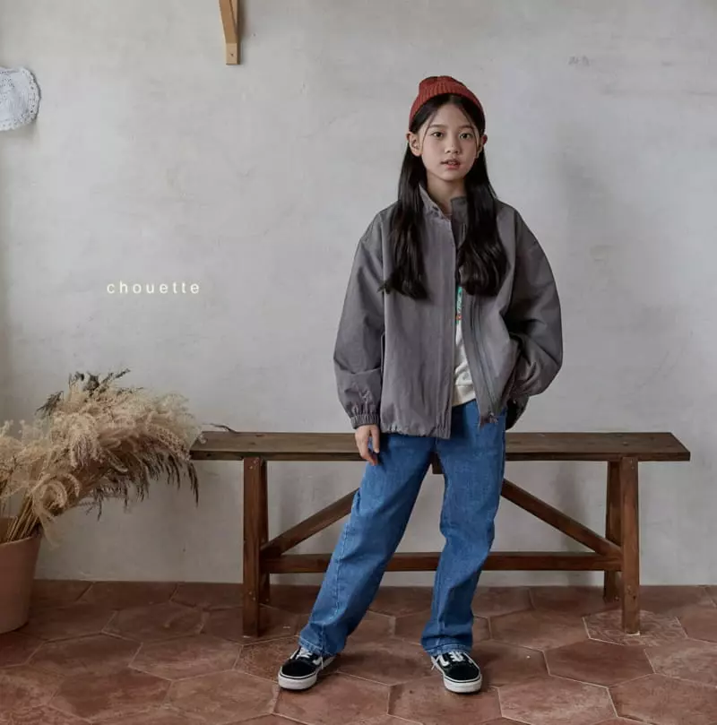 Chouette - Korean Children Fashion - #stylishchildhood - Line Denim Pants - 5