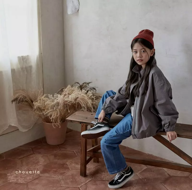 Chouette - Korean Children Fashion - #todddlerfashion - Line Denim Pants - 3