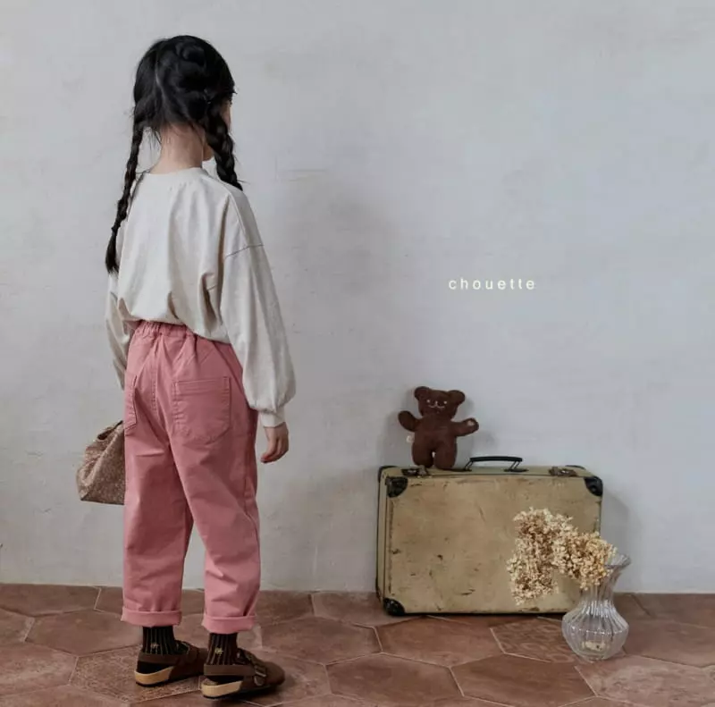 Chouette - Korean Children Fashion - #toddlerclothing - Cream Span Pants - 5