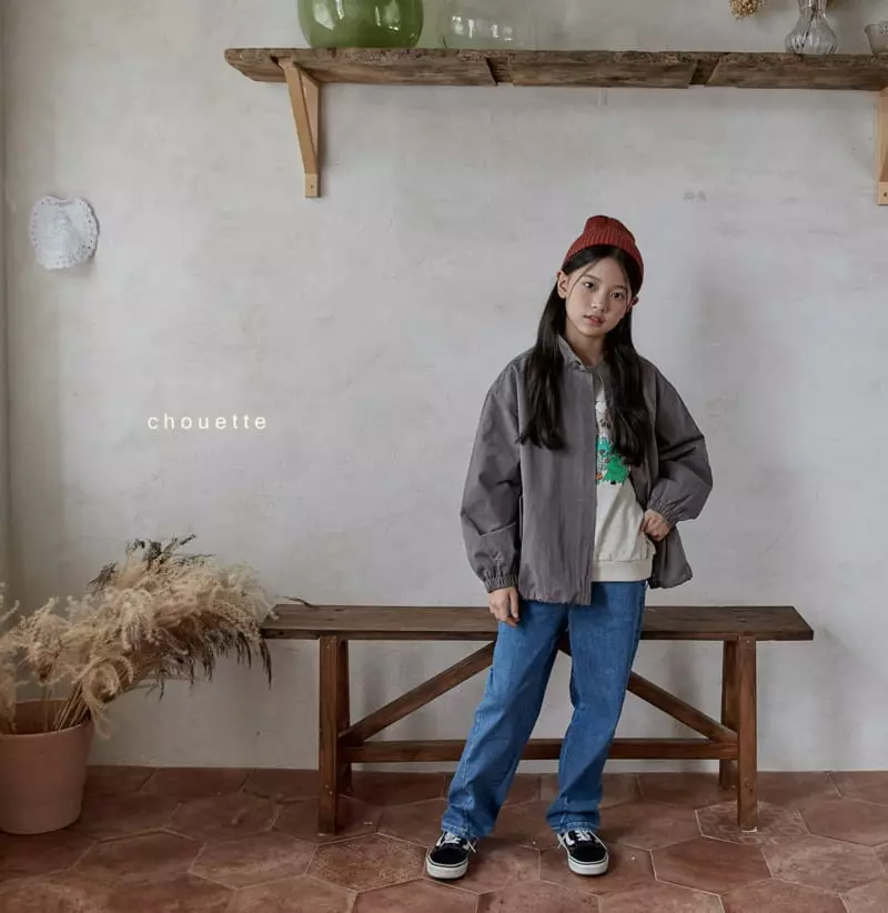 Chouette - Korean Children Fashion - #todddlerfashion - Line Denim Pants - 4