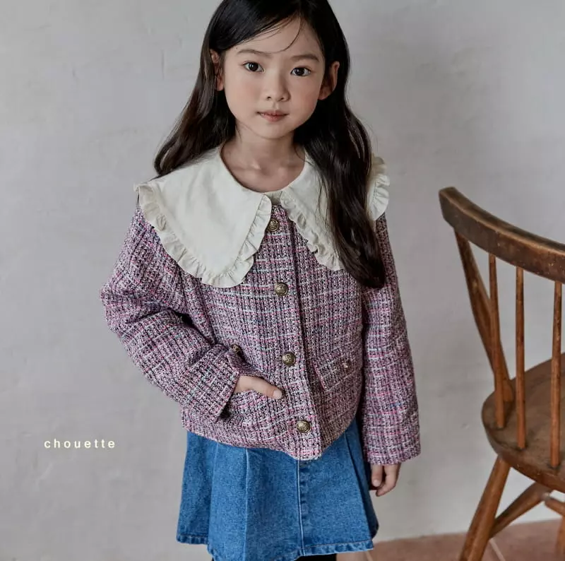 Chouette - Korean Children Fashion - #toddlerclothing - Twid Jacket