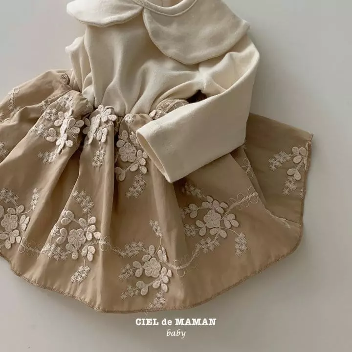 Ciel De Maman - Korean Baby Fashion - #babyboutique - Bebe Pretty One-piece Bodysuit - 5