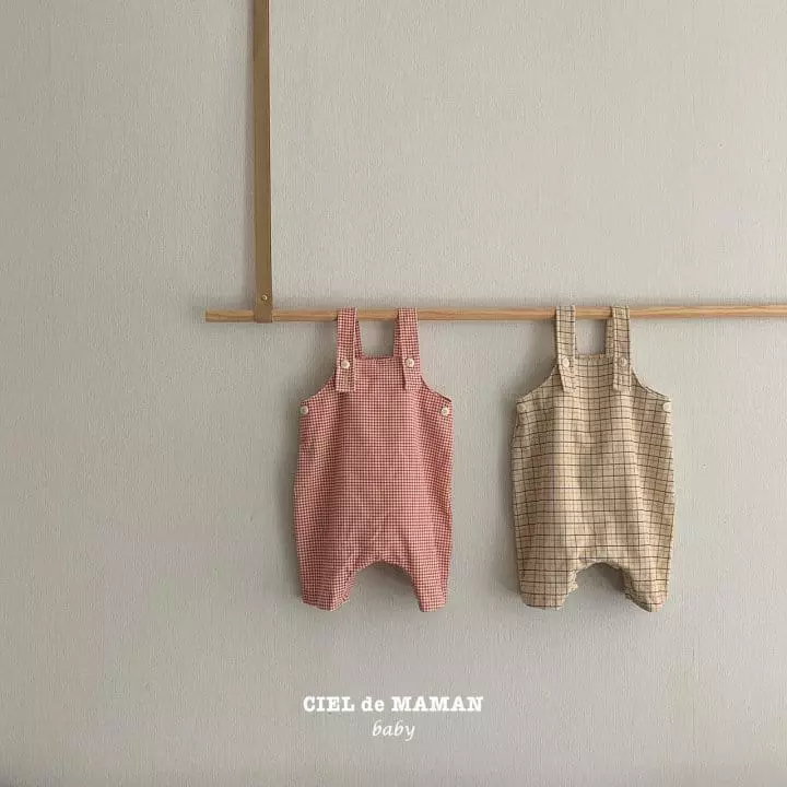 Ciel De Maman - Korean Baby Fashion - #babyboutiqueclothing - Bebe Cube Dungarees - 12