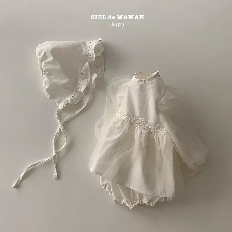 Ciel De Maman - Korean Baby Fashion - #babyboutique - Le Blan Bodysuit Set - 4