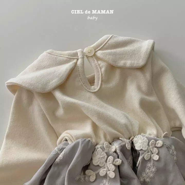 Ciel De Maman - Korean Baby Fashion - #babyclothing - Bebe Pretty One-piece Bodysuit - 7