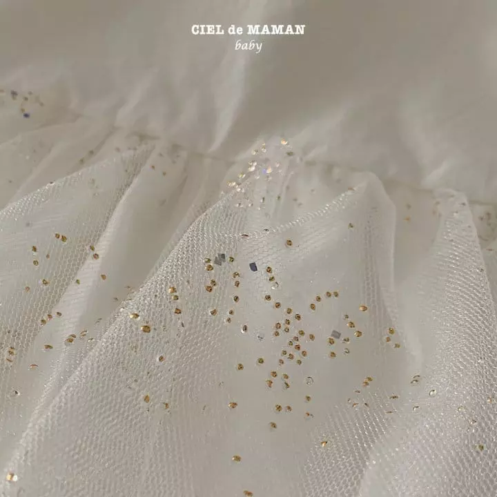 Ciel De Maman - Korean Baby Fashion - #babyfashion - Bebe Snow Flower One-piece Bodysuit - 3