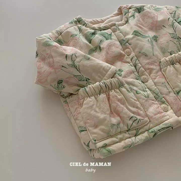 Ciel De Maman - Korean Baby Fashion - #babygirlfashion - Bebe Quilting Jumper - 7