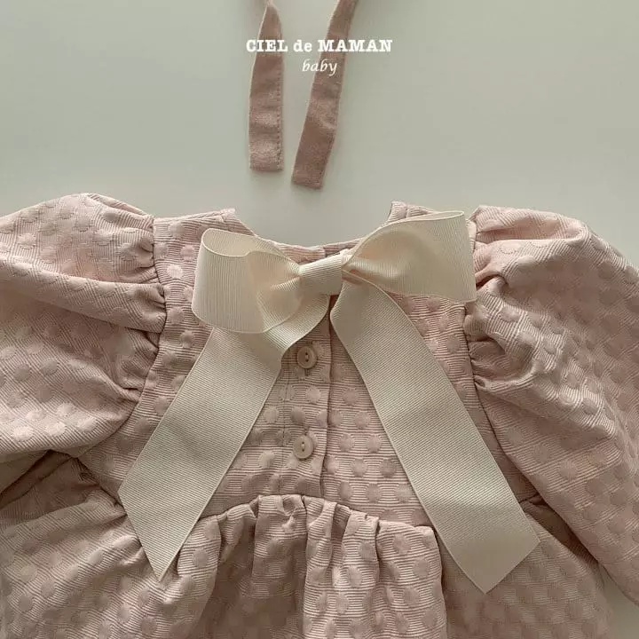 Ciel De Maman - Korean Baby Fashion - #babygirlfashion - Bebe Grace One-piece - 6