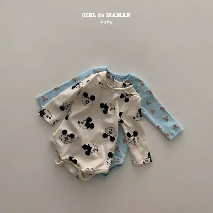 Ciel De Maman - Korean Baby Fashion - #babyfever - Bebe Bodysuit - 4